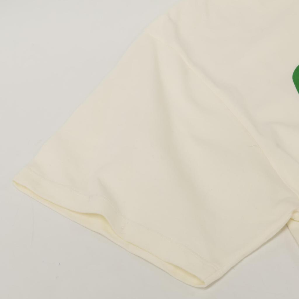 GUCCI 565806 XJAZY White Logo Blade T-Shirt tops S IvoryUsed
