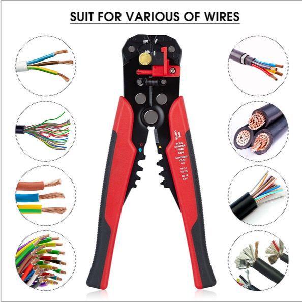 8-Inch Multi-Function Electrician Pliers & Automatic Wire Stripper Toolset