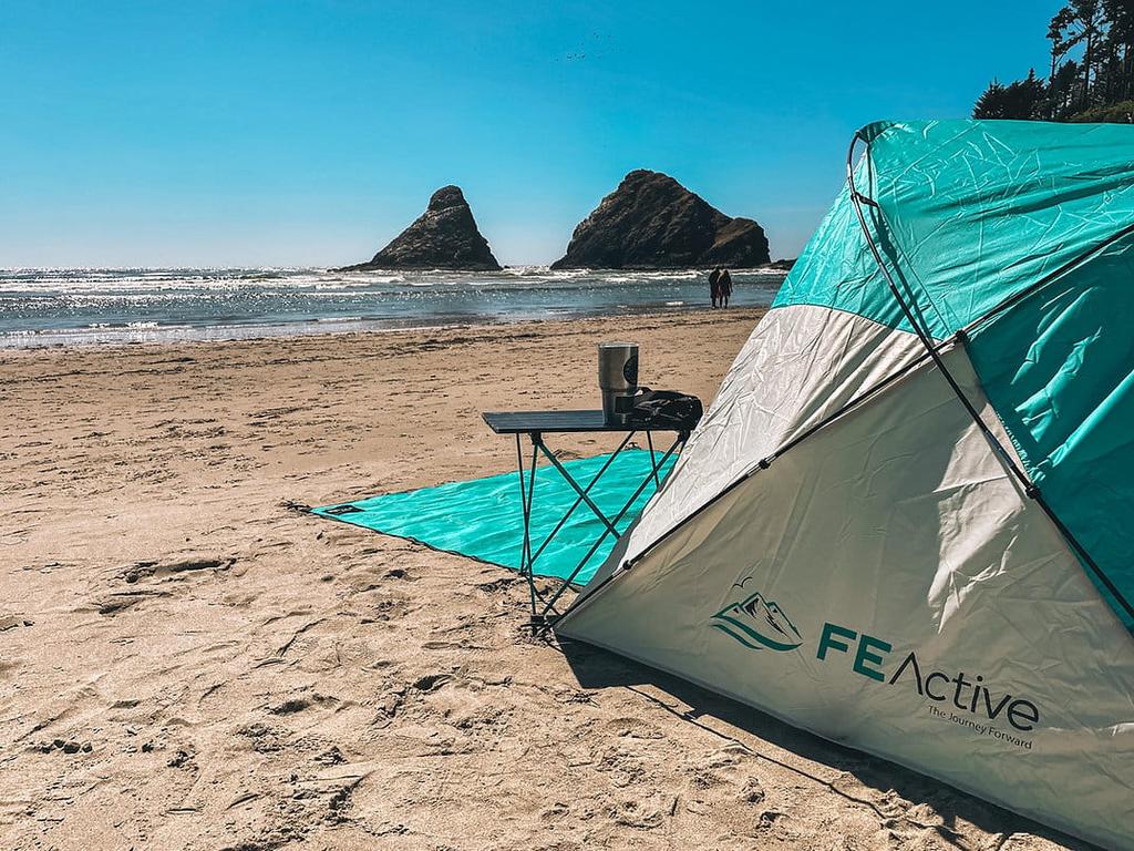 Large shade beach tent