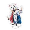 15cm Anime Stand Figure Model Plate Cosplay Decoration GINTAMA Kagura Sadaharu Shimura Shinpachi Kagura Acrylic Decor Gift