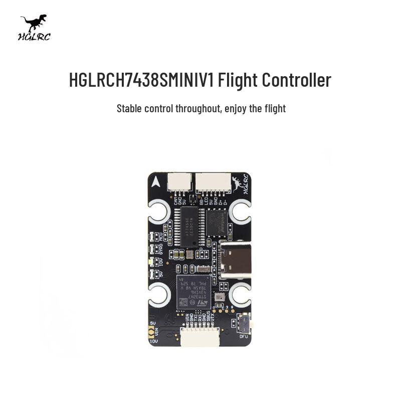 

HGLRC H743 8S Mini Flight Controller & ESC Stack