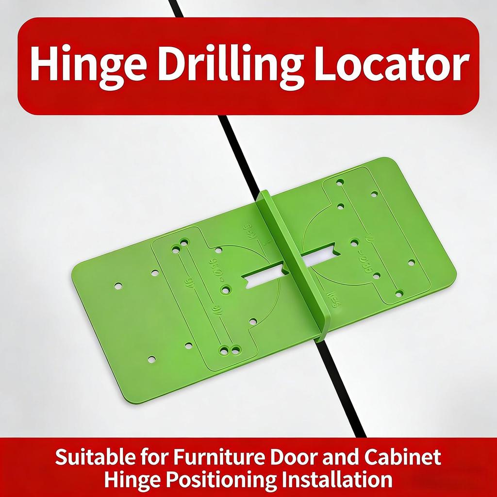 Door Hinge Jig 35mm Precision Concealed Tool Hinge Boring Jig for Woodworking Installation Cabinet Drawer Shelf Frame Hole