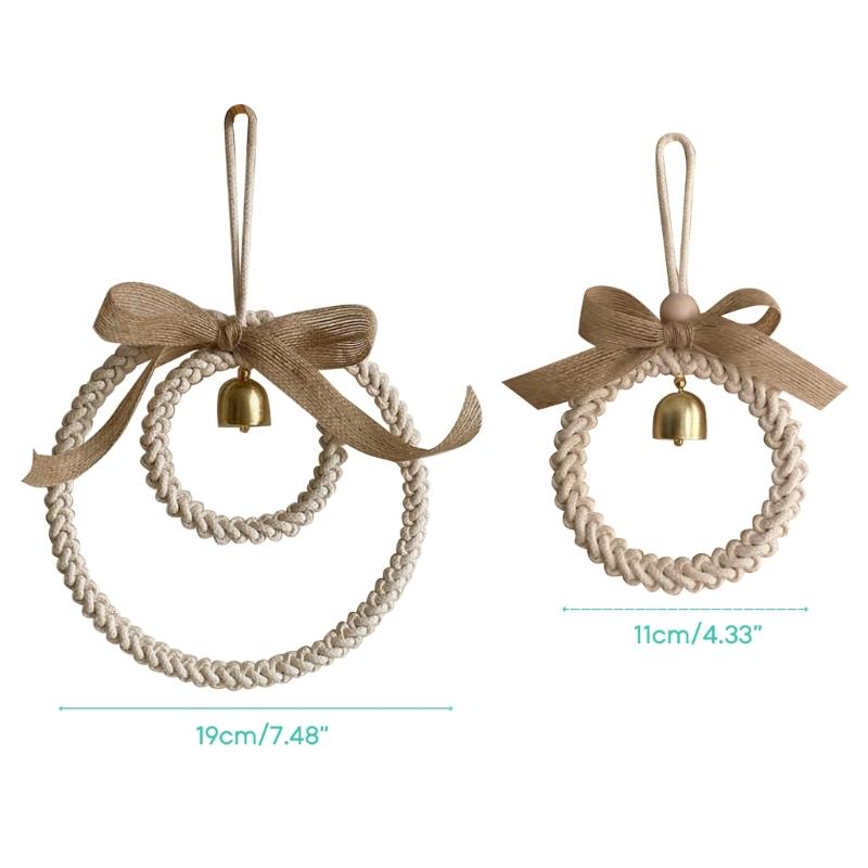INS Nordic Style Baby Rattles Handmade Wooden  Wind Chimes Kid Room Nursery Hanging Decors Newborn Pography Prop