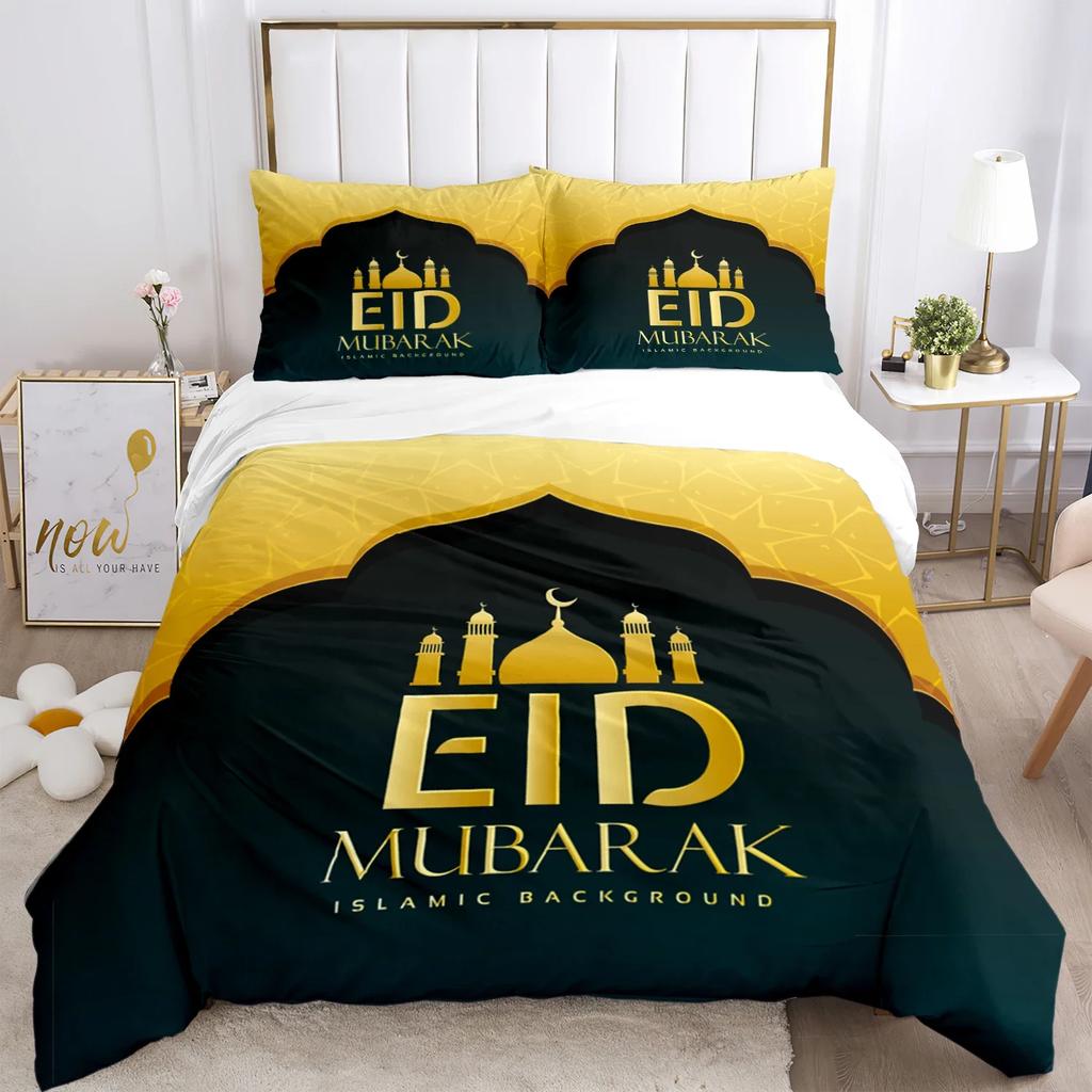 Muslim Prayer Kawaii  Bedding Sets New Greek Key Meander Duvet Cover Sets Bed Linens Queen King Size Modern Geometric Bedspread
