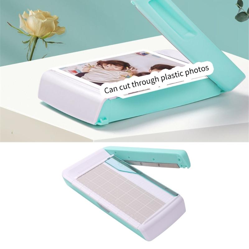 Paper Cutter Paper Slicer with Scale Paper Trimmer Multifunctional Paper Cutting Tool for Paper Photos Label Cardstock