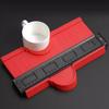 Neuer Kunststoff-Kurvenlineal Multifunktional 5/10 Zoll Formkopierer Rot Orange Schablone