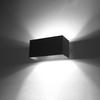 Kinkiet Quad 2 G9 Czarny Alu Sollux Sl.0527
