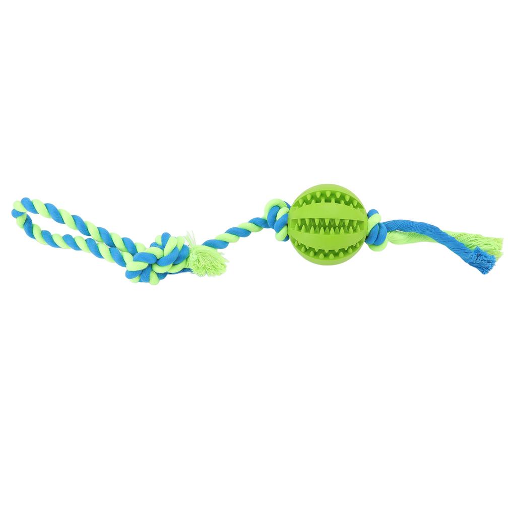Dog Puzzle Teething Toy Bite Resistant Dog Training Treats Teething Rope Toy for Chewing Playing