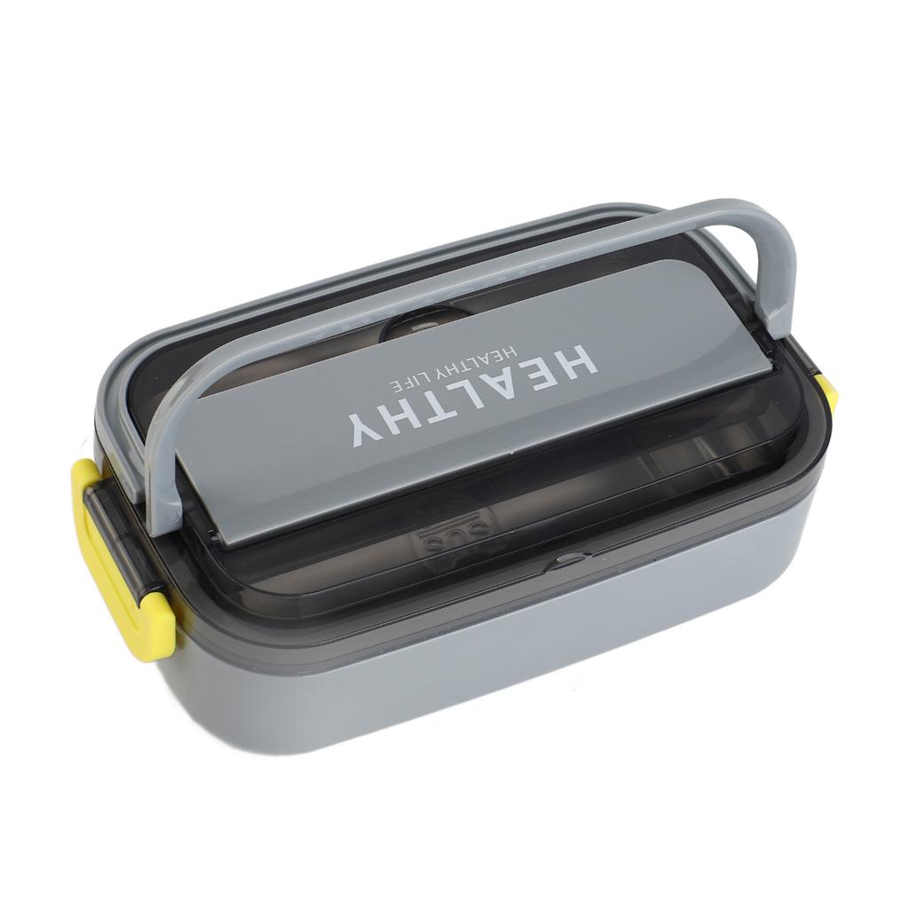 Bento Lunch Box 316 Stainless Steel 700ml Capacity Leakproof Microwave Safe Bento Container for