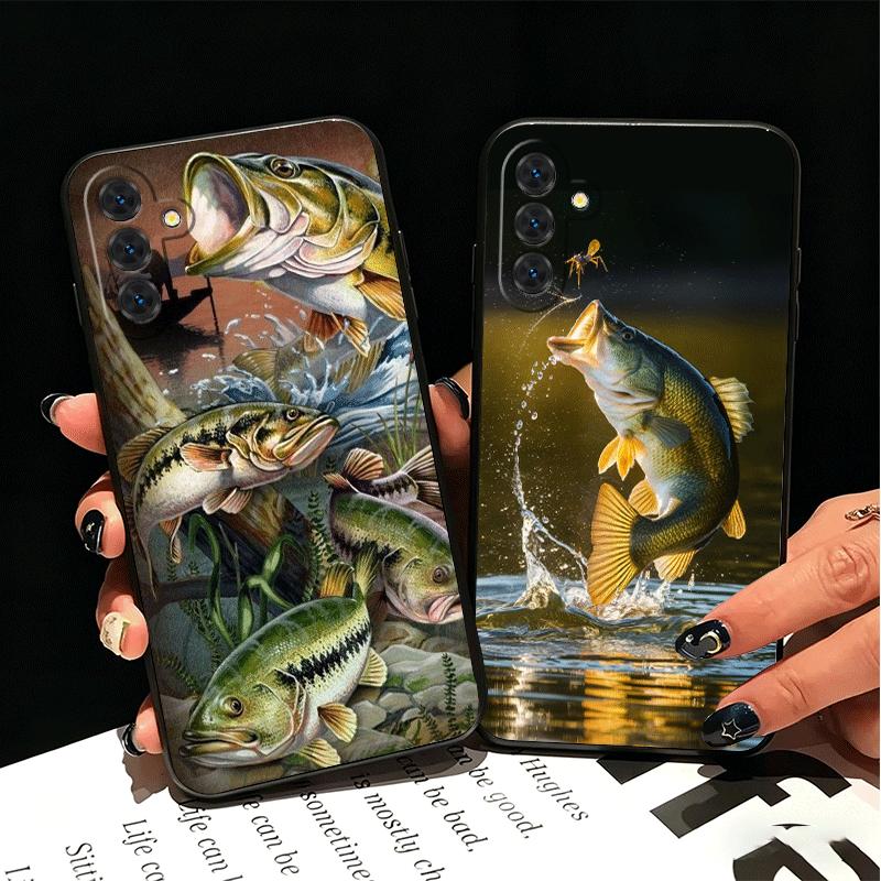Carp Fish Fishing Rod Soft Phone Case for Samsung A17 A37 A57 A16 A26 A36 A56 A15 A25 A35 A55 A14 A24 A34 A54 A13 A23 A33 A53 A5
