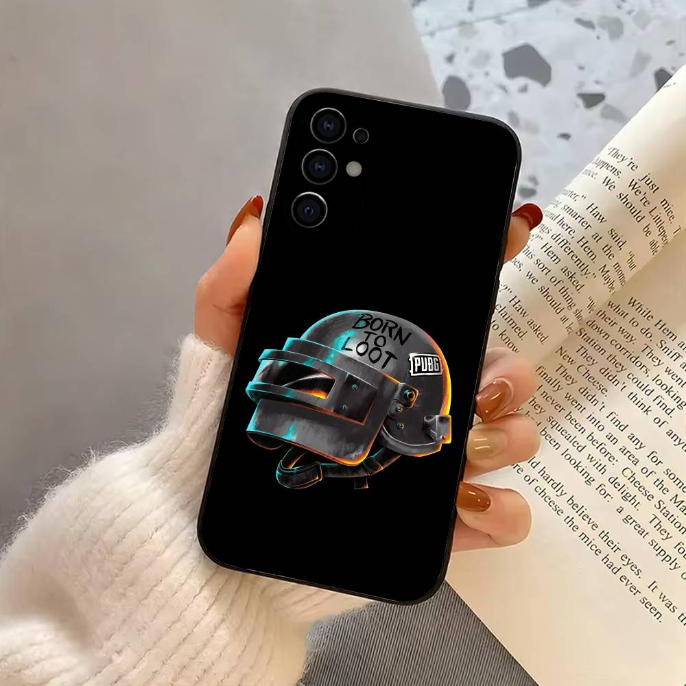 Game P-PUBG-es Phone Case Black Silicone Soft For Samsung S25,S24,S21,S22,S23,S30,Ultra,S20,Plus,Fe,Lite