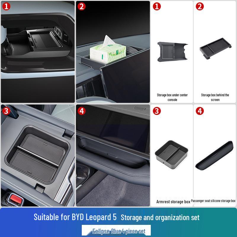 Leopard 5 To Leopard 8 Center Console Storage Box Upgrade - Enhanced Privacy Interior Modification with Kui Xi