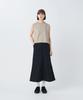 Light Dobby Cloth Skirt Skirt Bottoms BLACK 1 [Snow Peak] SK-26SW001 Women's