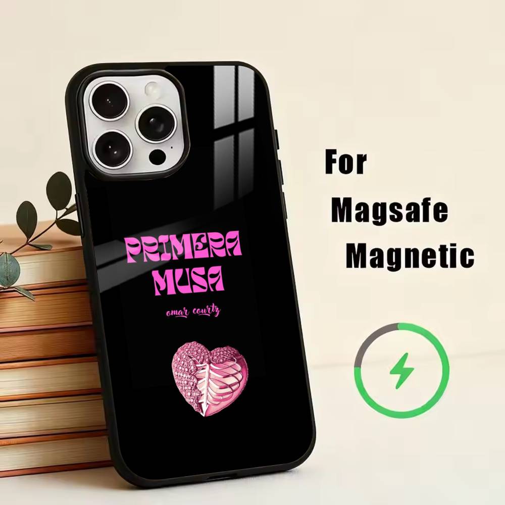 Primera Musa Omar Courtz-OZ Phone Case For iPhone17,16,15,14,13,12,11 Plus,Pro Magnetic For Magsafe Wireless Charging