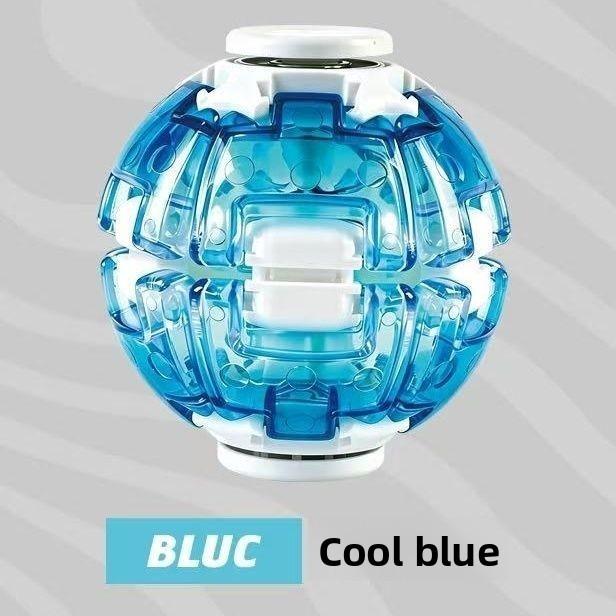 Finger Spinner Toy With Lighted Transparent Colors For Stress Relief And Focus