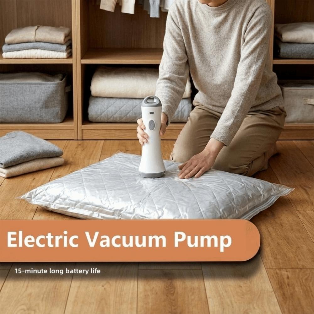 USB Rechargeable Vacuum Bag Pump Portable Compressed Bag Air Pump for Storage Bag
