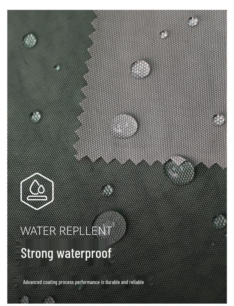 400D PU-Coated Nylon: Washed, Wrinkled, Water-Repellent, Soft Distressed Fabric