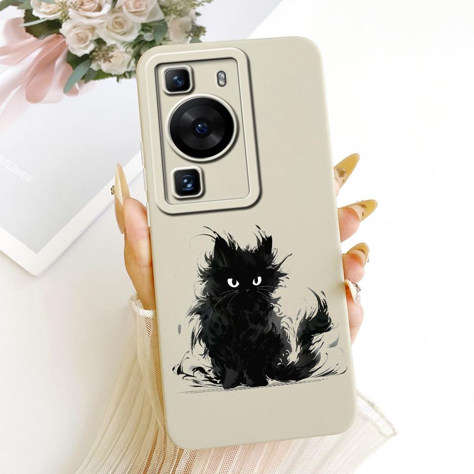 For Huawei P60 Pro Case MNA-AL00 New Luxury Candy Painted Cover Soft Silicone Case For Huawei P60 Art P 60 Pro P60Pro Funda Bags