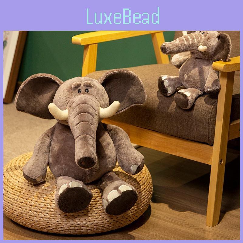 Cute Plush Elephant Doll With Pp Cotton Filling For Kids Decoration Bedroom