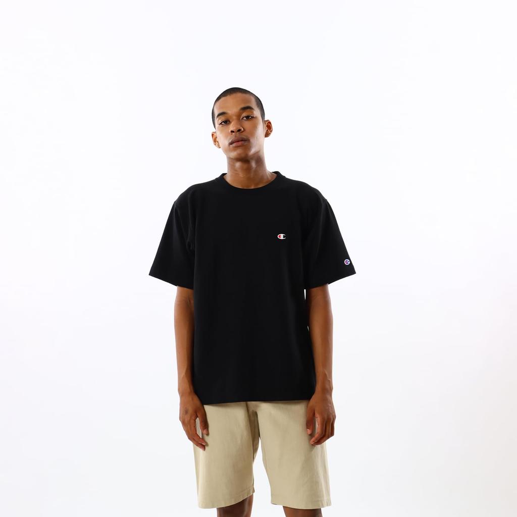 Champion Reverse Short Sleeve Relax with Embroidered Size This Reverse Short Sleeve Features a Relaxed Fit and a Crew Made of This Reverse Short