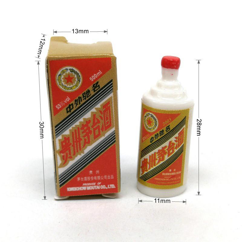 

Кукольный домик Миниатюрный напиток Мини китайское вино Кукольная игра Еда Аксессуары