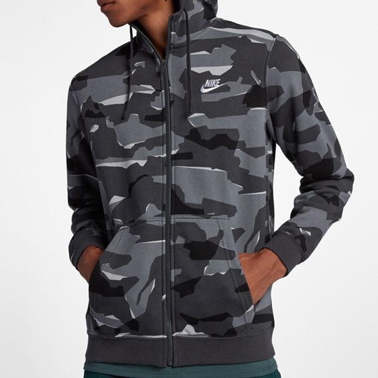 Nike As Camo JKT Jacket Grey Camo Jacket 'Grey Black' Men's AJ2106-065
