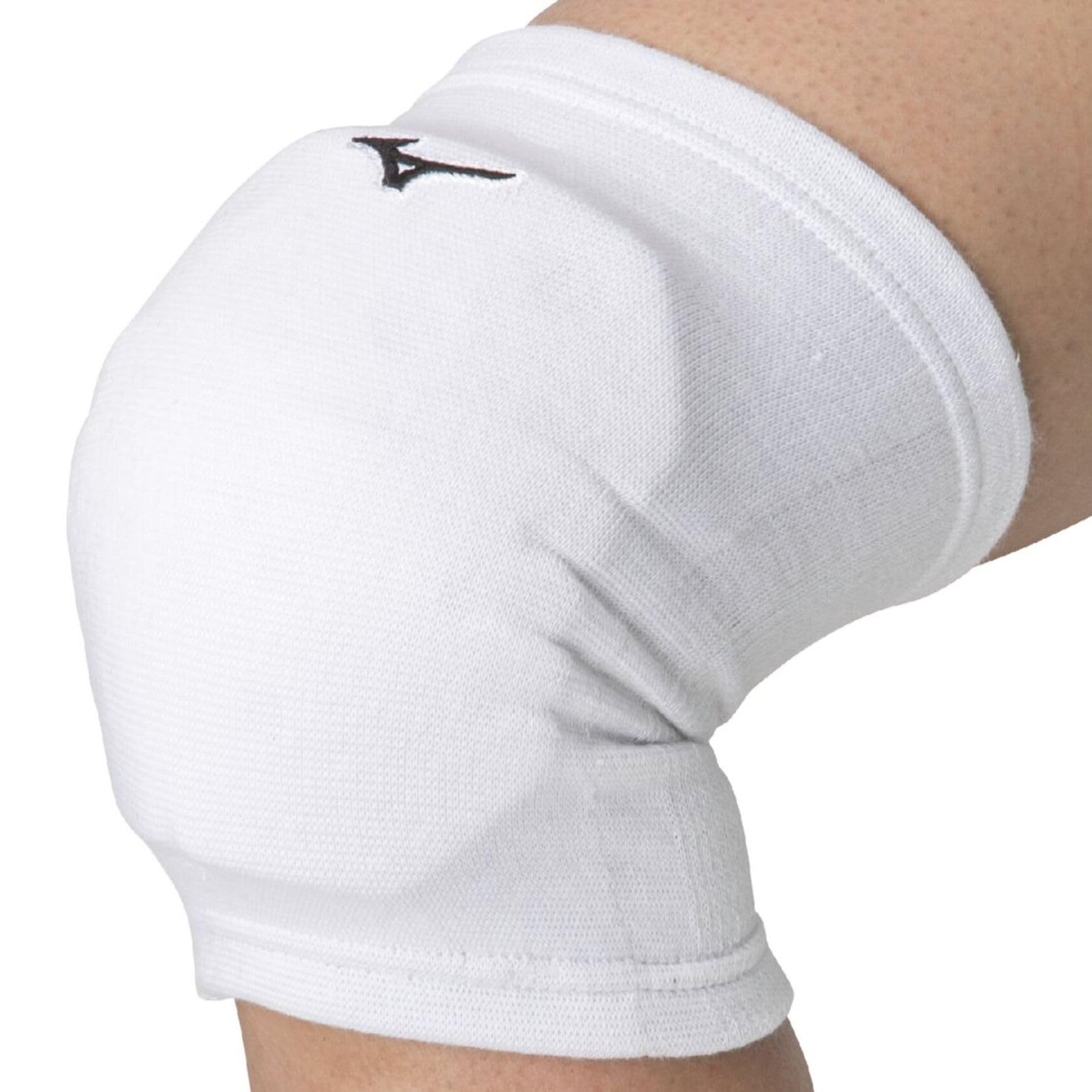 

MIZUNO Volleyball Knee Support V2MYA002 White x 1 pc (with Pads, Unisex) Black,