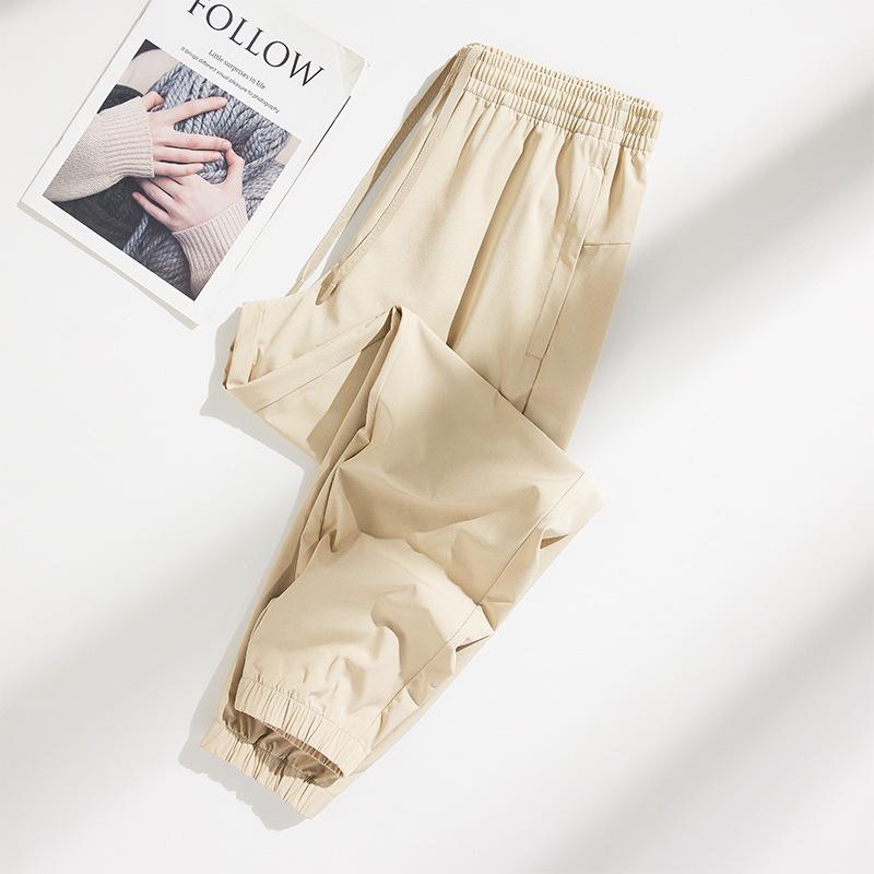 Unisex Plus Size Quick-Dry Elastic Joggers - Summer Outdoor Casual Sports Pants
