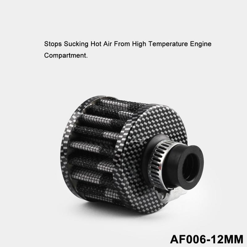 New Universal 12mm Car Air Filter for Motorcycle Cold Air Intake High Flow Crankcase Vent Cover Mini Breather Filters