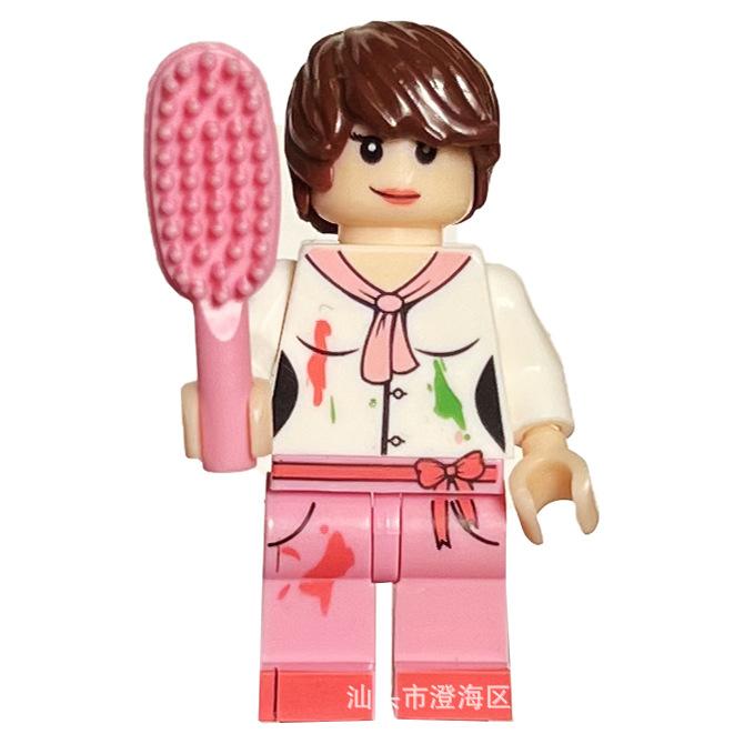 Ninja Warrior Superhero Doll With Weapon Single Building Block Assembly Toy
