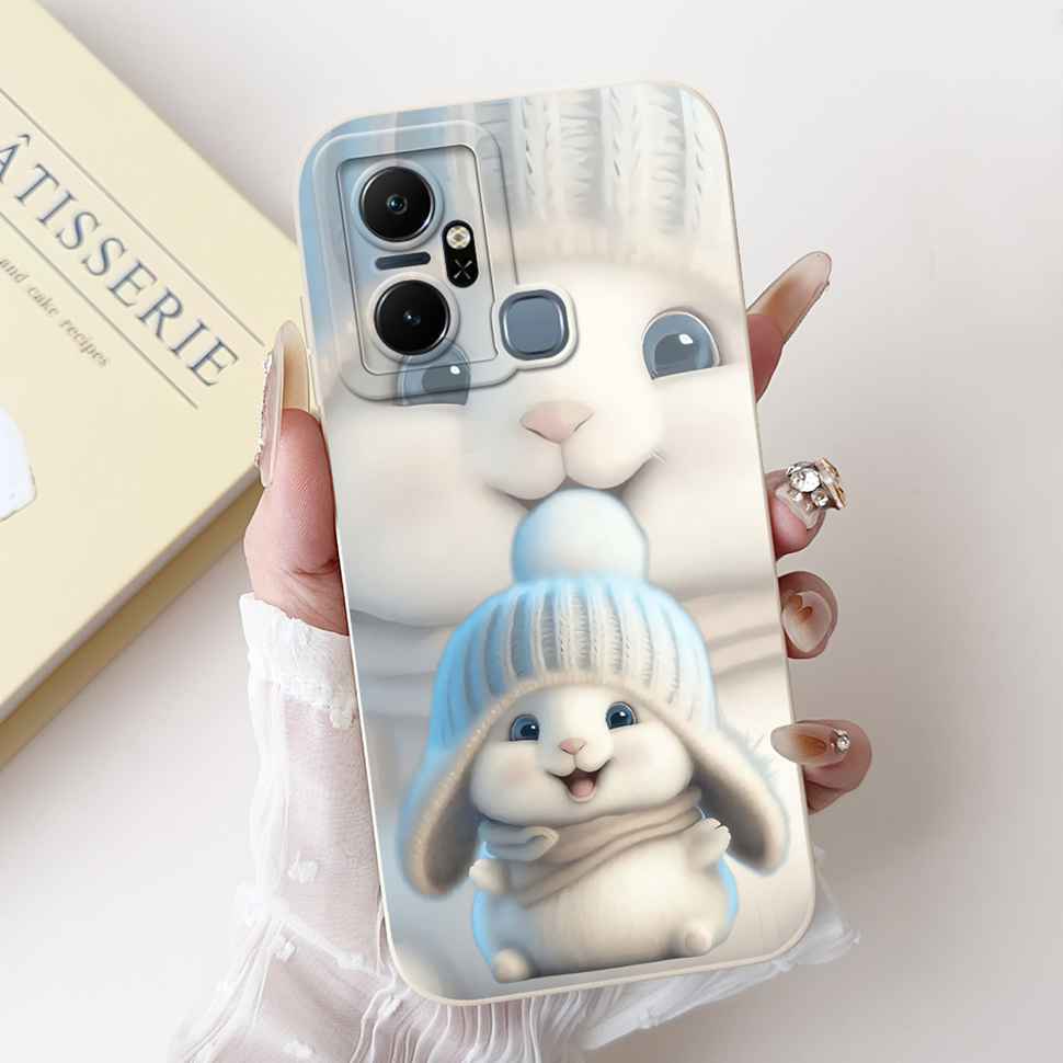 For Infinix Smart 6 Plus X6823C Case Luxury Floral Fashion Soft Silicone Cover For Infinix Smart 6Plus X6823 6.6" Phone Case