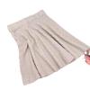 Knitted Midi Skirt for Women Autumn and Winter High Waist Short A-line Pleated Skirt Short Skirt
