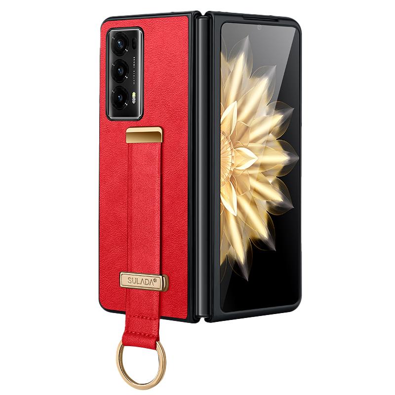 Red PU Leather