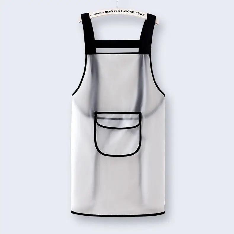 Grembiule da Cucina in TPU Resistente a Olio e Macchie - Impermeabile, Design Lavabile con Panno per Uomo e Donna