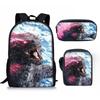 Shoulder Anime Cartoon Bag Pencil Case Kids School Pack For Daily Use