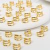 11Pc European and American TEUMSHEIN popular DIY wig dreadlocks jewelry accessories retro three-wire flower tube braid hair buckle