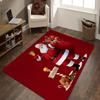 Kerstman Tapijt Antislip Wasbaar Tapijt voor Huisdecoratie Woonkamer Slaapkamer Vloermat Feestelijk Cadeau
