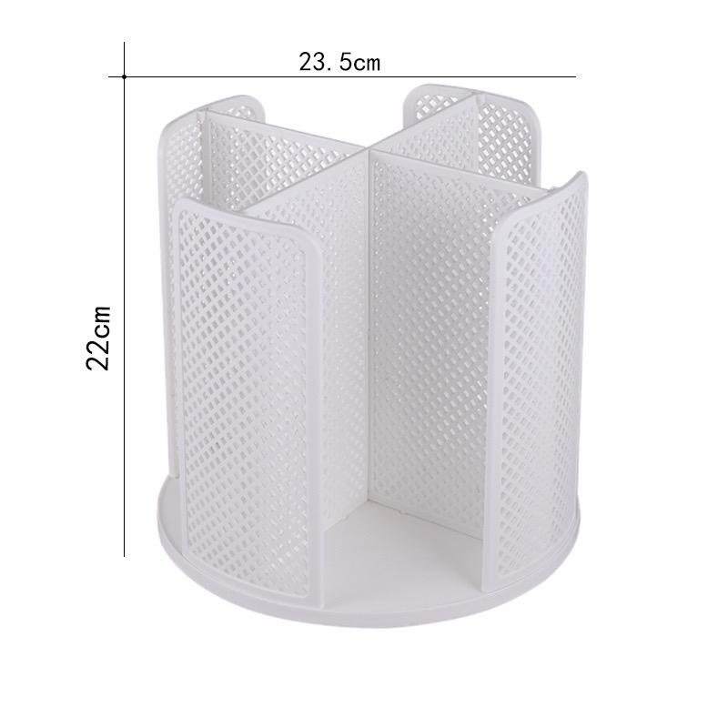 

Rotatable Plastic Cup Storage Organizer 360°Dispenser 4 Compartment Cups And Lids Holder Detachable Desktop Coffee Cup Dispenser