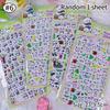 Cartoon Animal 3D Stickers Kawaii Bunny Bubble Stickers DIY School Stationery Sticker Phone Case Sticker Aesthetic Sticker
