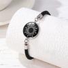 2PCS/set Sun & Moon Bracelets Luminous Couples Jewelry for Lover Gifts Wrist Chain Bracelet GZW