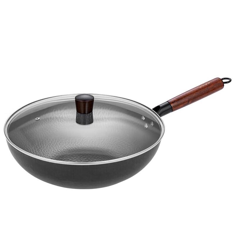 Debo 32cm Refined Iron Wok
