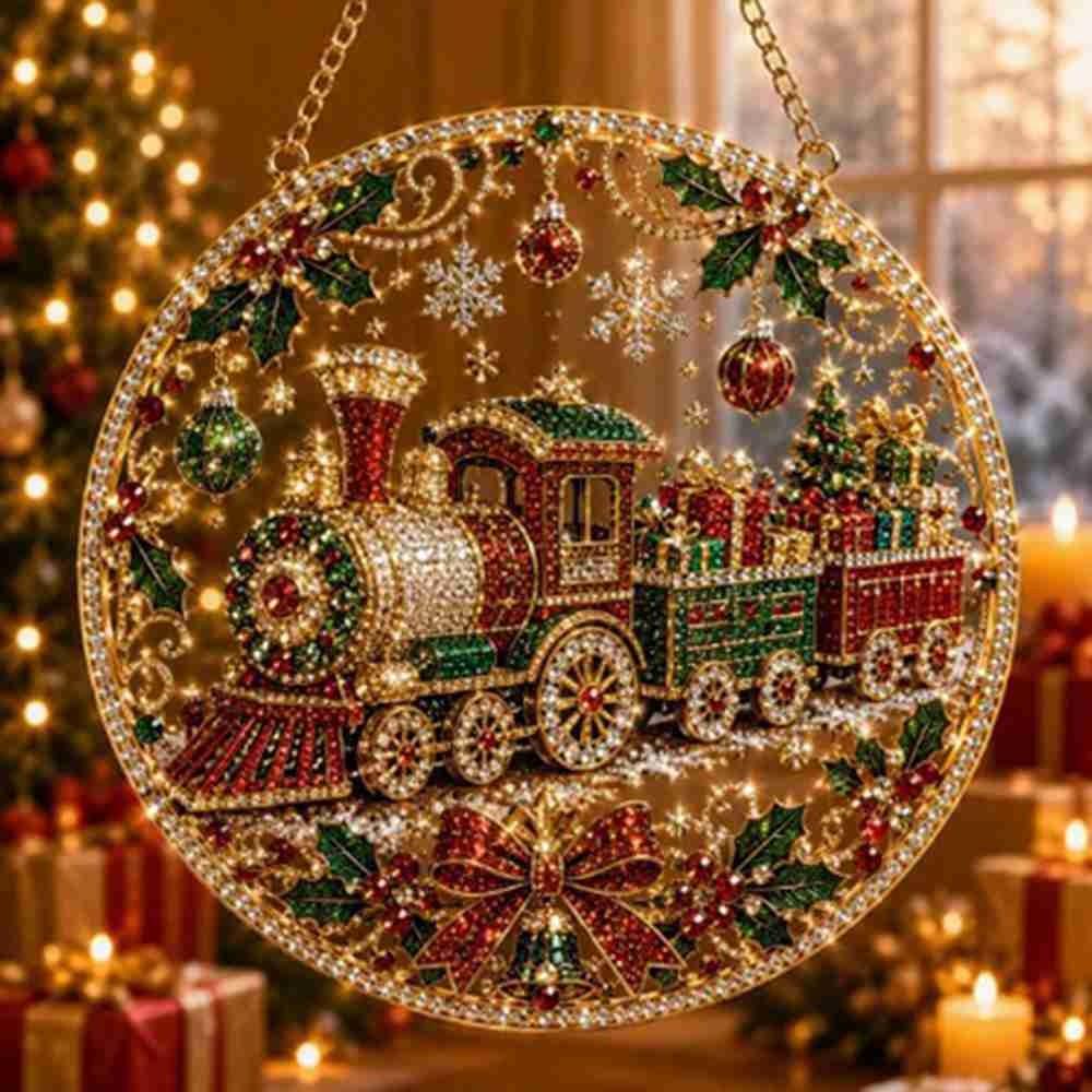 Pearl Beads Christmas Diamond Painting Set Diamond Painting Pendant  Christmas Decoration