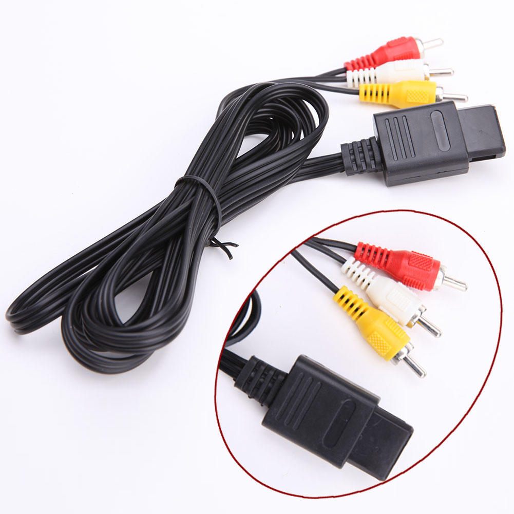 AV Cable Composite Video Cord AV Cable To RCA AV Audio Video Cable AV Audio Composite Cable for Nintendo 64 GameCube SNES SFC