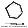 Folding Bicycles Security Lock Weather proof Foldable Bike Lock Rustproof Lock with 2 Key For Commuters Secure Cycling