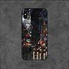 Oil Pinting Street Phone Case For Iphone 11 12 Mini 13 14 Pro Xs Max X 8 7 6s Plus 5 Se Xr Shell