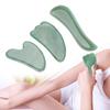 3Pcs Green Aventurine Scraping Plate Board Set Body Massage Plate Scraping Massage Tool