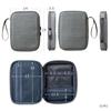 SANWA DIRECT Gadget Slim Cable and Charger Travel Medium Black Pouch, Design, Storage, Case, Gadget, Size, (200-BAGIN035BK)