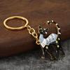 Cat Keychain Pendant Lightweight Metal Keychain Creative Enamel Cat Keyring Portable Key Chain Bag Charms Fun Accessories Gifts