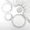 10 Pcs Acrylic Regular Plate Templates Quilting Templates Ruler Sewing Stencils Quilting Ruler Patchwork Templates