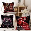 Horror Movie S-Screams Cushion Cover Pillowcase Upholstery Sofa Throw Pillow Home Decor Pillowcas